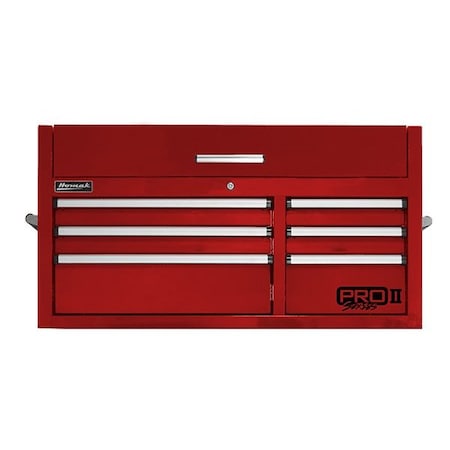 Homak 41in Pro 2 6-Drawer Top Chest - Red RD02041062